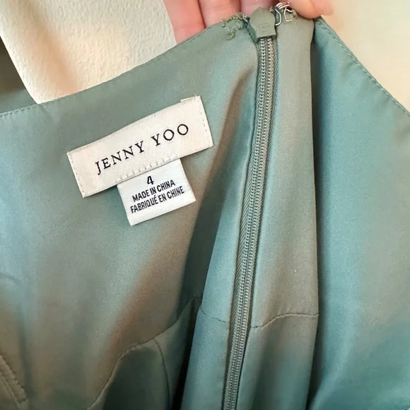 Jenny Yoo- Harris Eucalyptus Green Dress - Picture 7 of 7